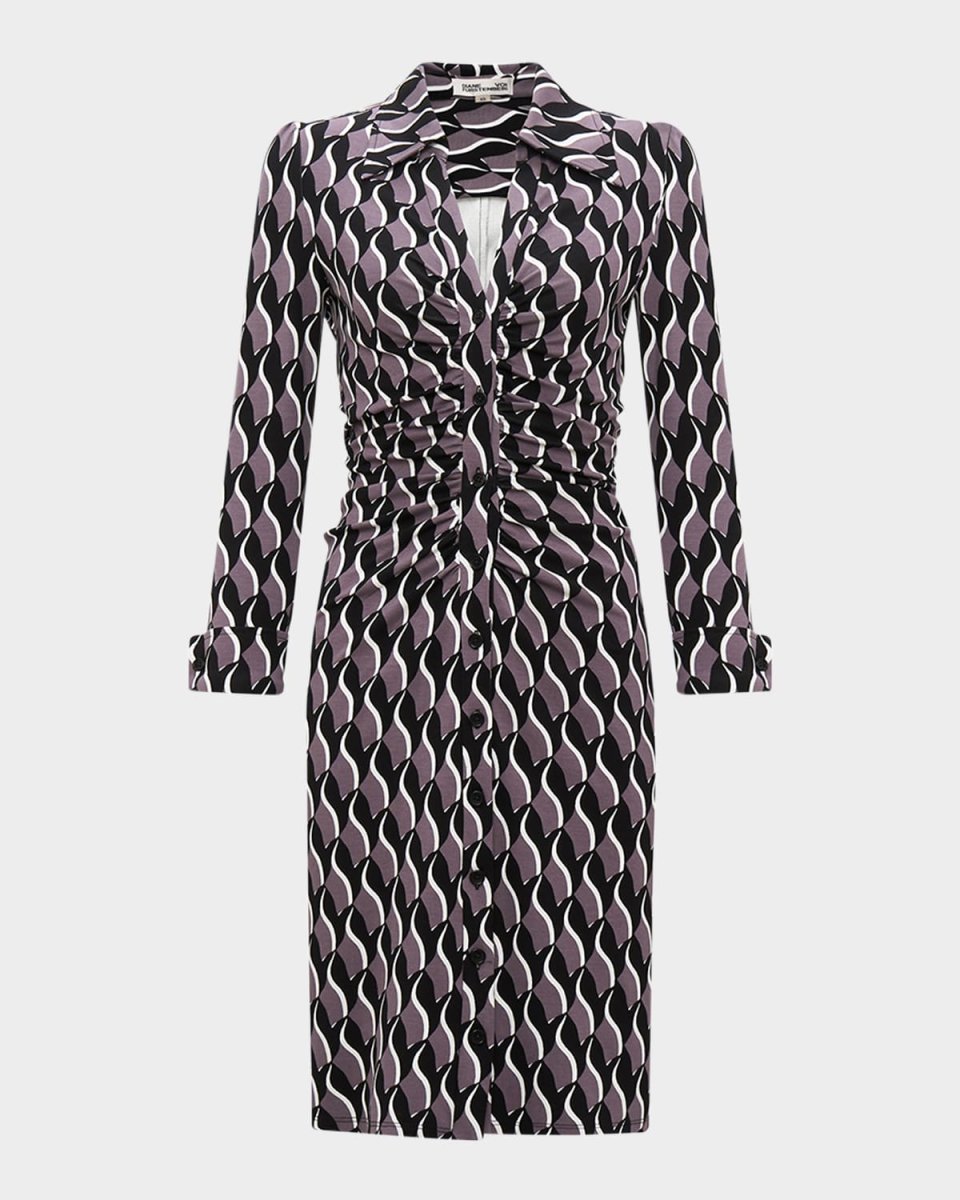 Bird Weave Berlin Sheska Mini Shirtdress